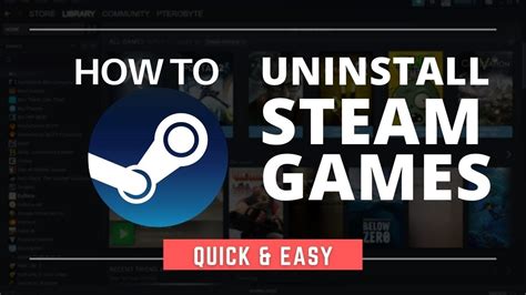 How do I completely remove a game from Steam?